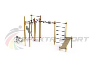 Купить Спортивный комплекс для инвалидов-колясочников WRK-D17_76mm в Егорьевске 