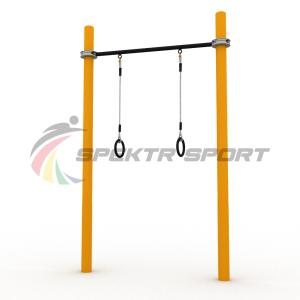 Купить Турник классический для занятий Воркаут с кольцами SP WRK-07 + Rings_76mm в Егорьевске 