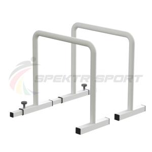Купить Брусья напольные хайлетсы Spektr Sport цв. белый в Егорьевске 