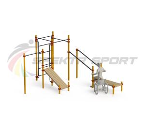 Купить Спортивный комплекс для инвалидов-колясочников WRK-D20_76mm в Егорьевске 