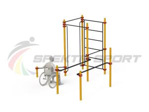 Купить Спортивный комплекс для инвалидов-колясочников WRK-D18_76mm в Егорьевске 