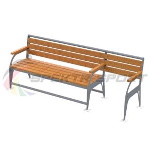 Купить Скамья с местом для коляски в Егорьевске 