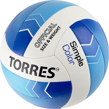 Купить Мяч волейбольный Torres Simple Color любительский р.5 в Егорьевске 